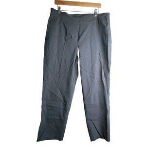 Ruby Rd. Charcoal Grey pull on stretch pants Sz 18  Look like slacks cropped